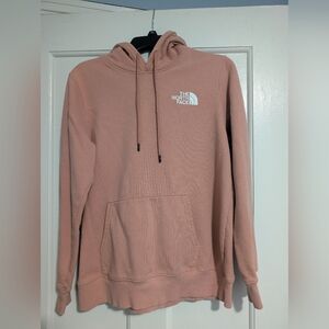 The North Face Hooded Sweatshirt Womens Pink Pullover Never Stop Exploring Med